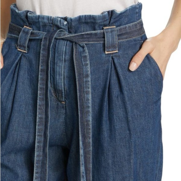 L'AGENCE Violette Cotton Paperbag Pants Size 27 NEW - Picture 14 of 15